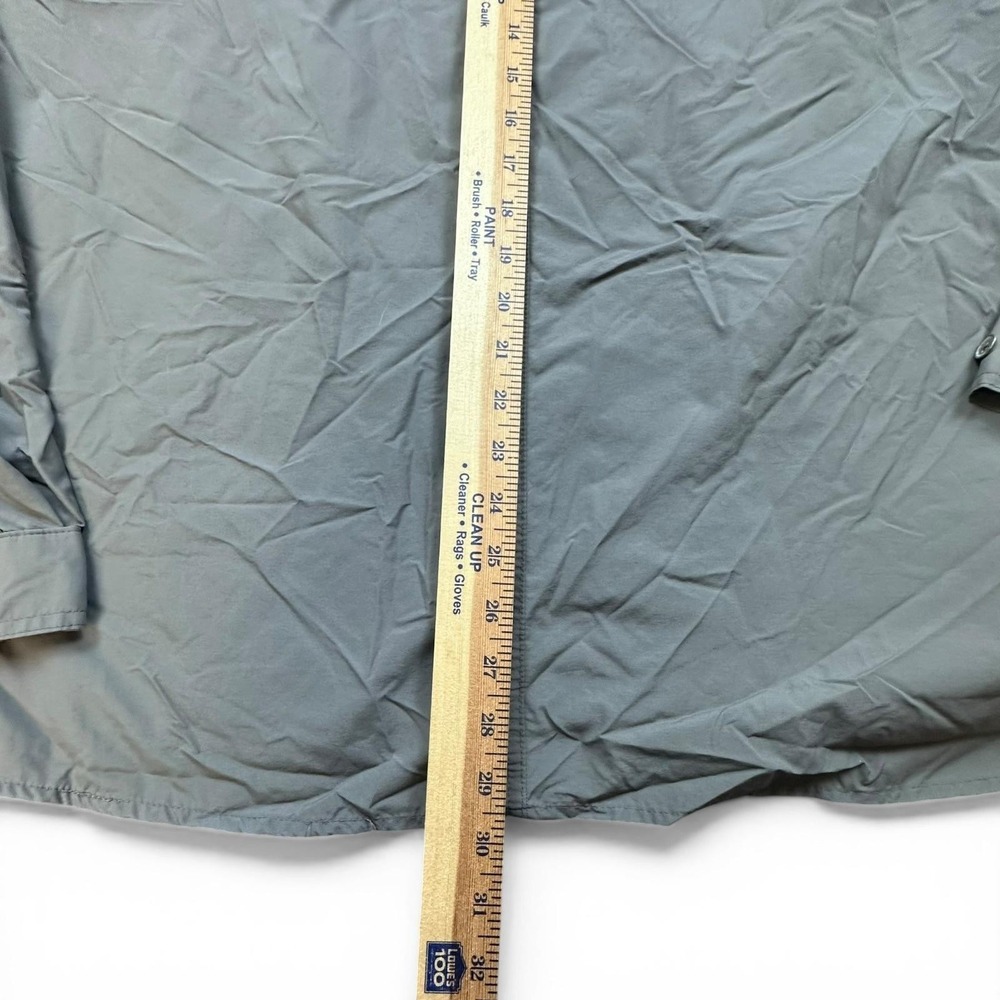 Cabela's Shirt‎ Mens 2XL Gray Long Sleeve Made In The Shade Fishing Hiking UV - Picture 6 of 7